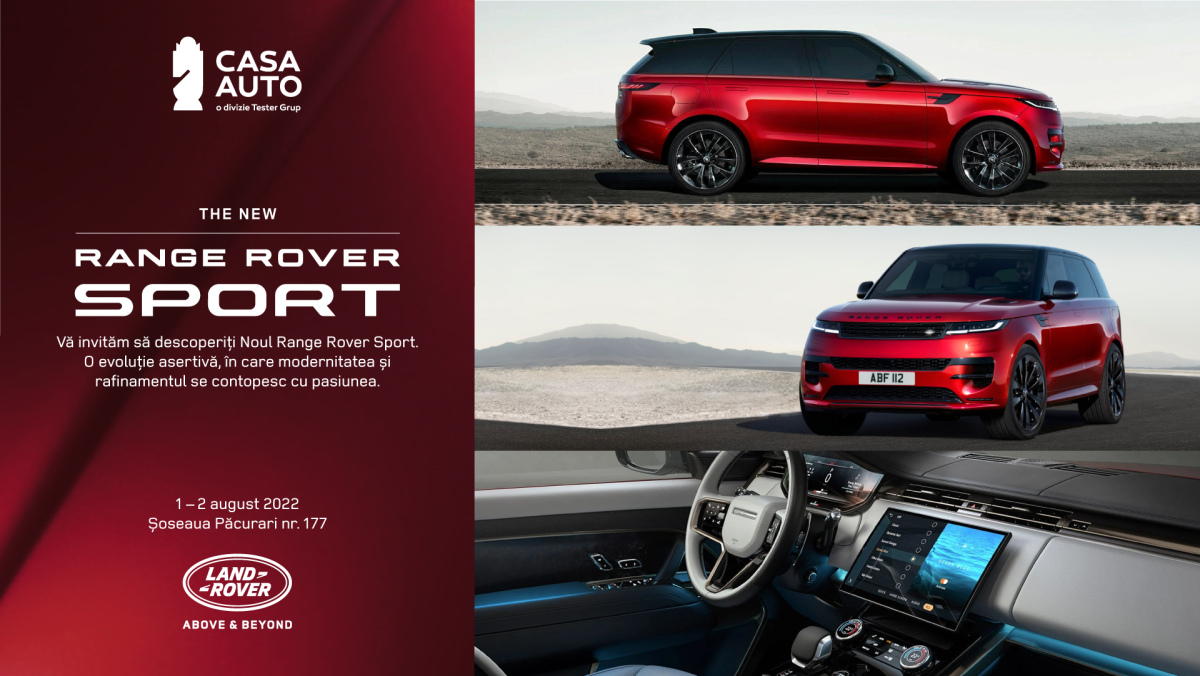 În Premieră la Iași, lansarea Noului Range Rover Sport