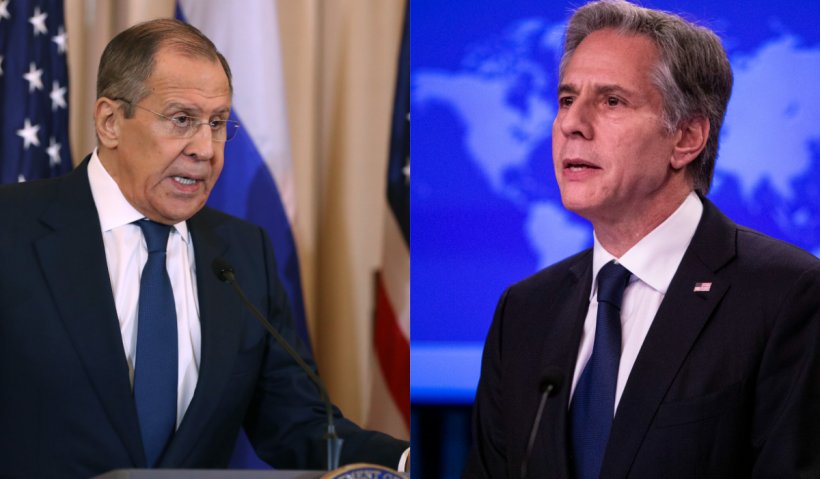 Antony Blinken aşteaptă o fereastră în programul lui Serghei Lavrov. Oficialul rus a transmis că va discuta cu omologul său american ”când va avea timp”