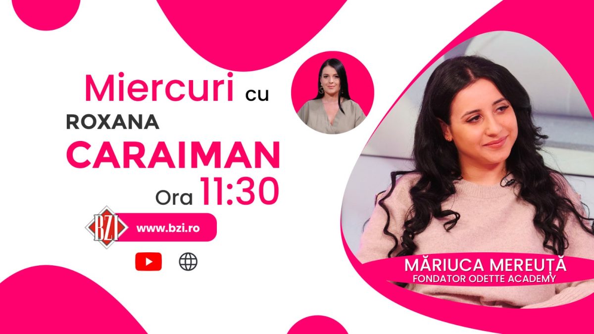 Un exemplu despre cum să înființezi o companie de balet de succes! Despre artă și pasiune discută la BZI LIVE Măriuca Mereuță, fondatoarea Odette Academy