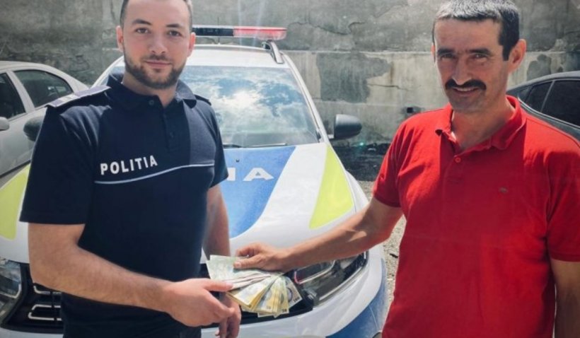 Un bărbat din Alba a salvat vacanța unor turişti. A predat poliţiei portofelul cu 2.086 de lei pierduţi într-o parcare