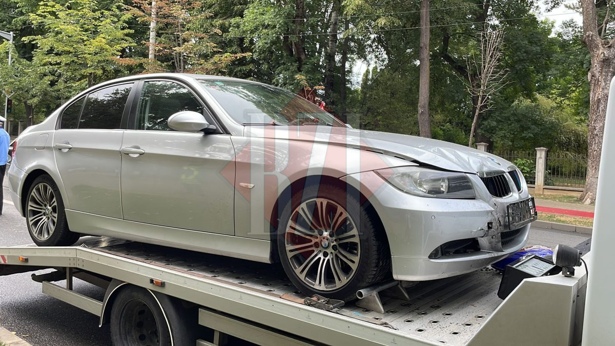 Accident rutier în zona Copou din municipiul Iași – EXCLUSIV/FOTO