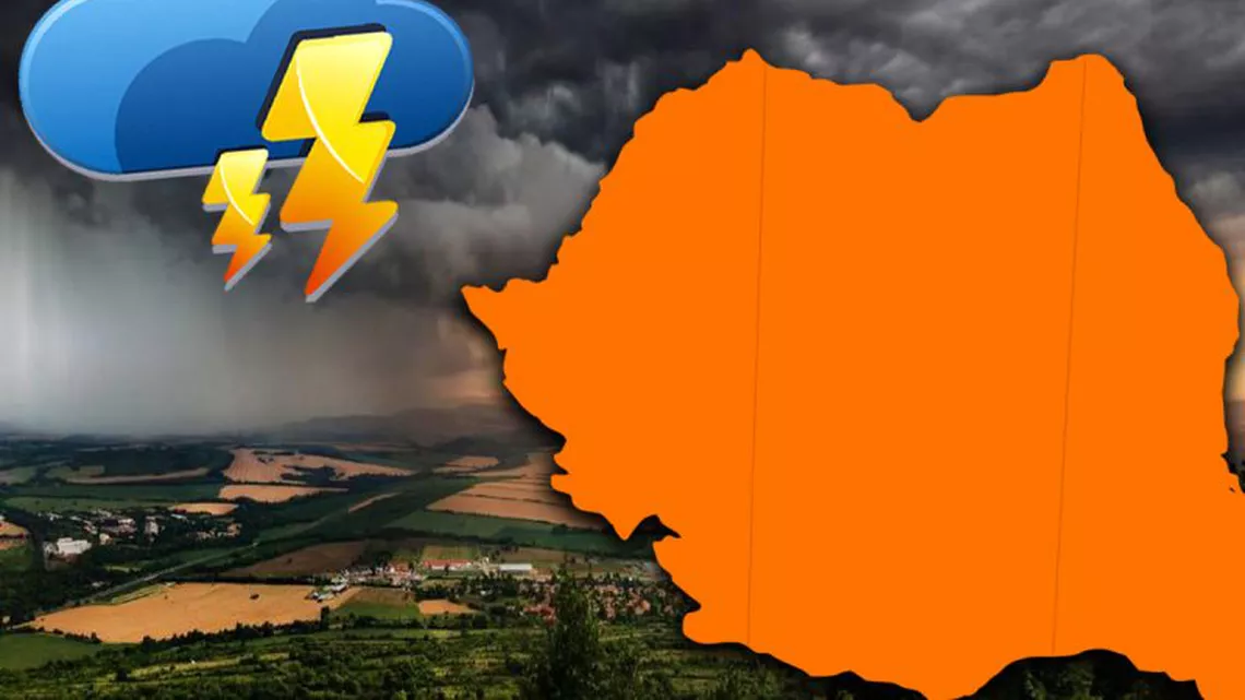 Avertizare de vreme rea! Cod galben și posibilitate de gridină în mai multe localități din județul Iași