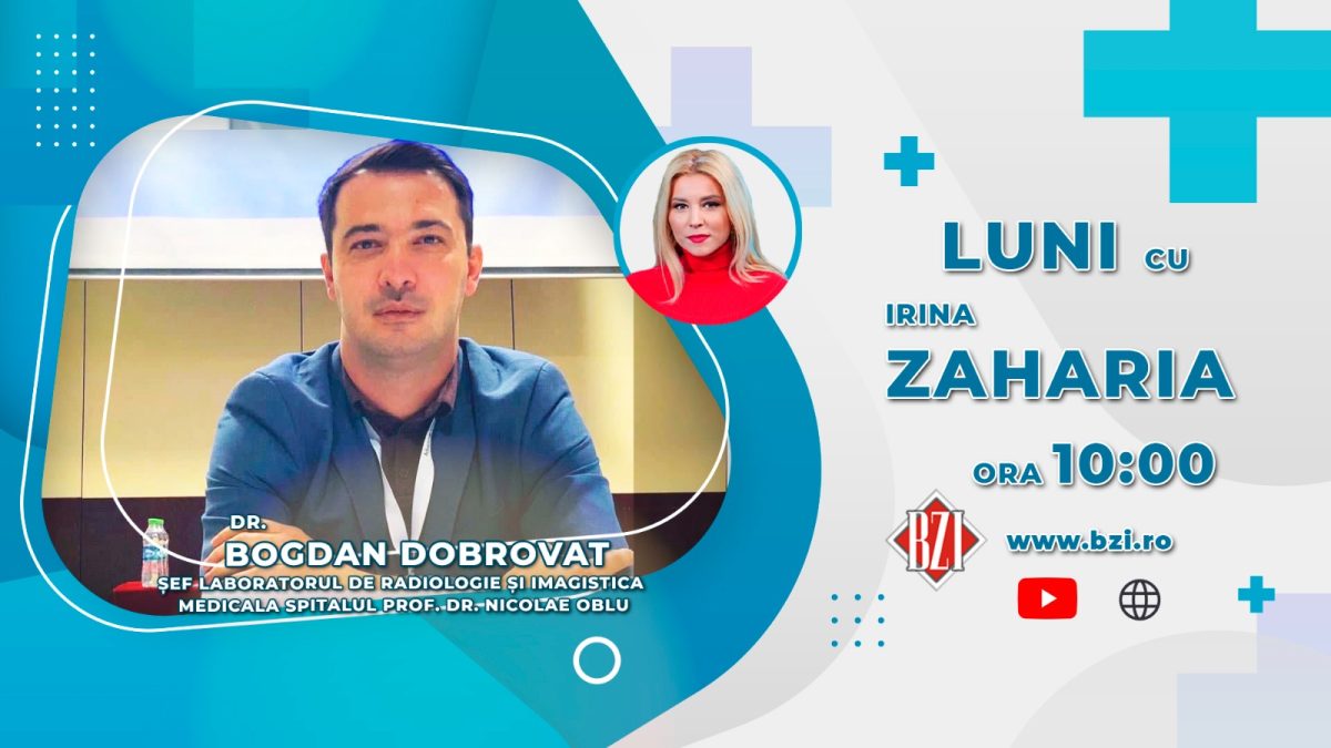 Dr. Bogdan Dobrovăț, șeful Laboratorului de Radiologie și Imagistică Medicală, Spitalul de Neurochirurgie Iași discută in ediția BZI LIVE despre tipurile de investigații radiologice