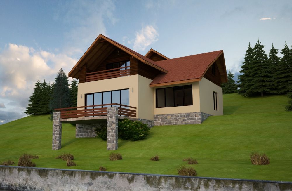 Construirea unei case pe teren în pantă poate avea mai multe avantaje! Lucruri de care trebuie să ții cont când iei această decizie