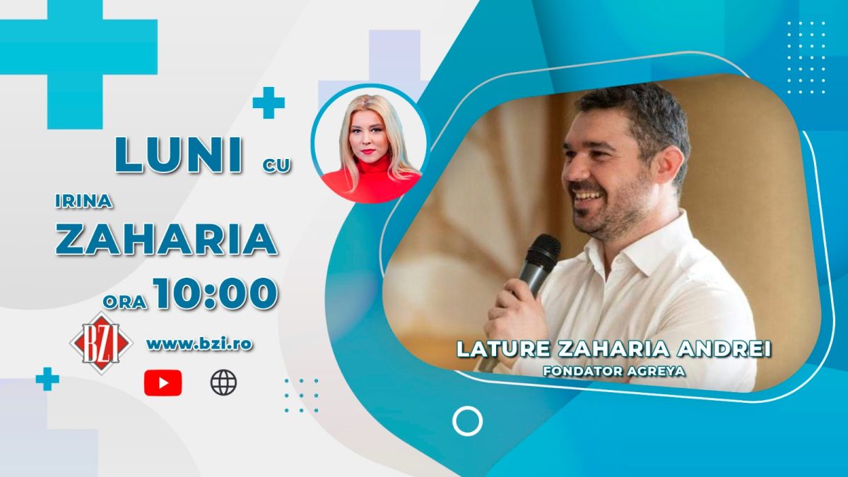 Lature Zaharia Andrei, fondatorul Agreya, o gamă de produse și suplimente pentru sportivi, discută în emisiunea BZI LIVE despre importanța sportului și a alimentației sănătoase în viața celor care aleg mișcarea și exercițiile fizice