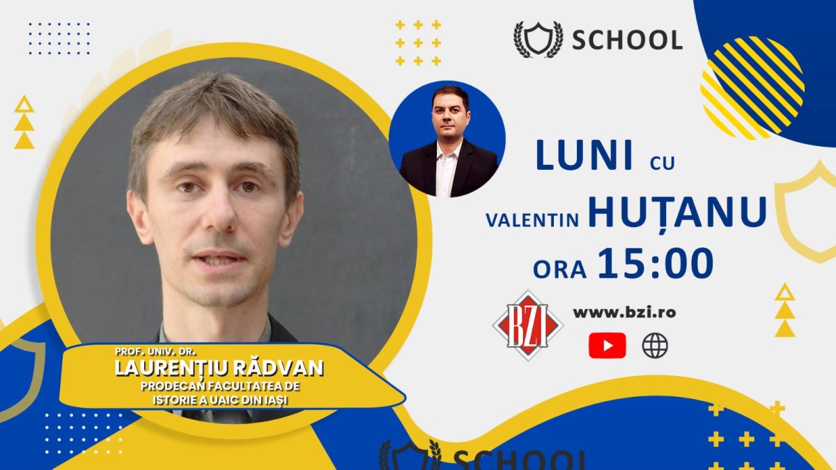 Top Academic! Ediție BZI LIVE specială despre un domeniu și univers care ne fascinează și implică pe toți alături de prof. univ. dr. Laurențiu Rădvan, prodecan al Facultății de Istorie – Universitatea „Alexandru Ioan Cuza” din Iași