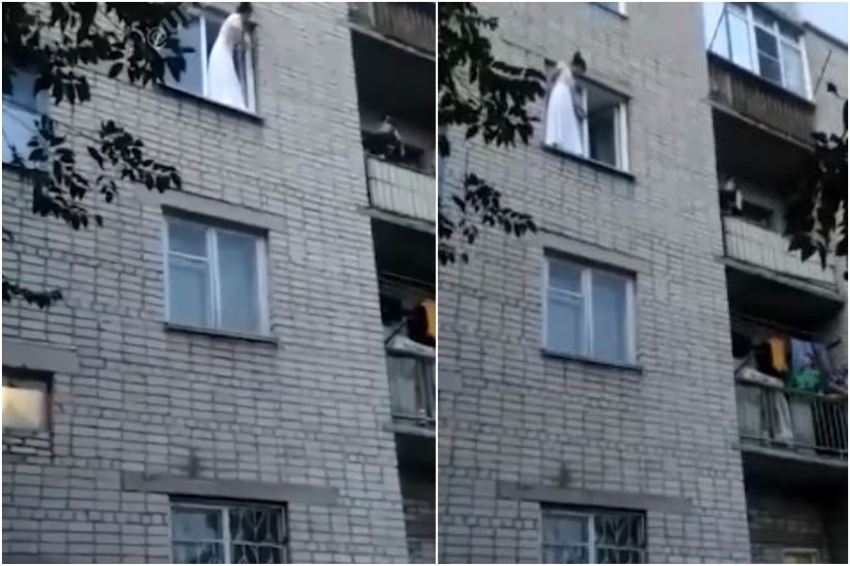 Gest șocant făcut de o mireasă din Rusia chiar în ziua nunții. „Marina nu sări, te…”