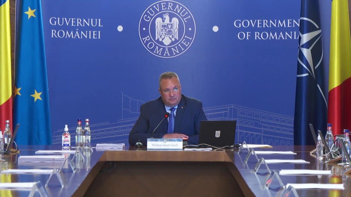 Premierul Nicolae Ciucă, declarații despre rectificarea bugetară la începutul ședinței de Guvern – LIVE VIDEO/TEXT