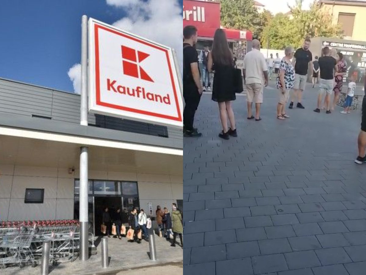 Toți clienții magazinului Kaufland din Tătărași au fost evacuați. Alarma de incendiu a sunat minute bune – EXCLUSIV