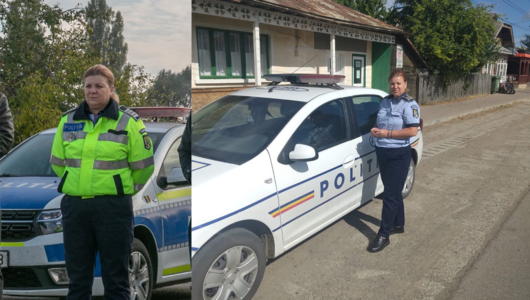 O poliţistă din judeţul Iaşi, sprijin pentru colegii săi în rezolvarea unui caz important