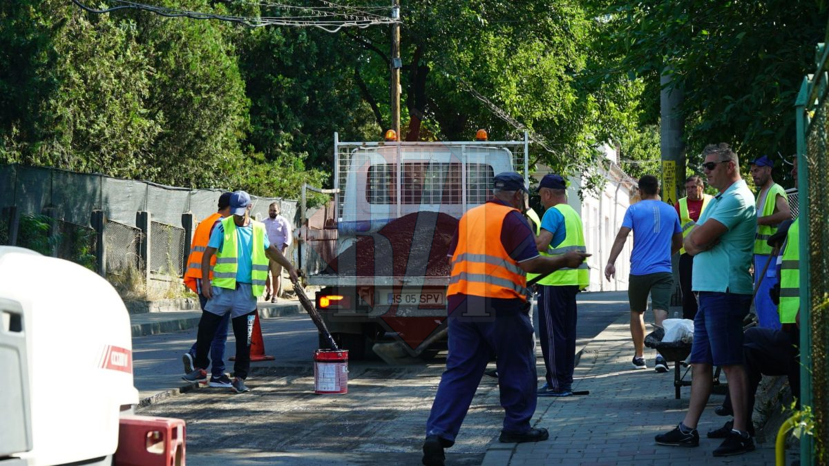 Trafic îngreunat pe o stradă din Iași – FOTO
