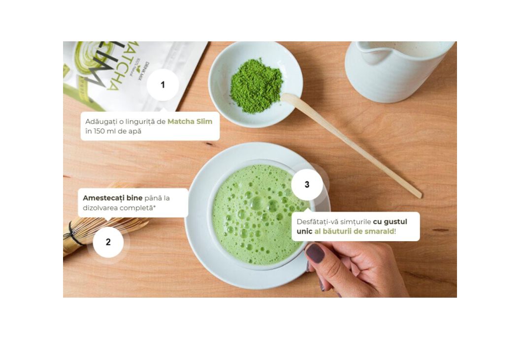 Matcha Slim te ajuta sa scapi de kilogramele in plus