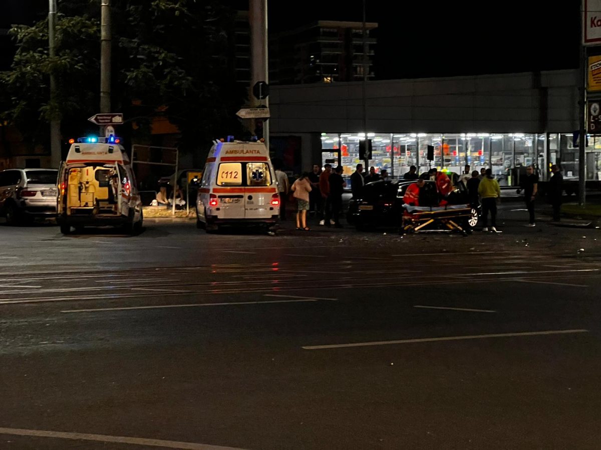 Accident rutier grav, cu 7 victime în Tudor Vladimirescu, municipiul Iași.  Toate persoanele au fost transportate la spital