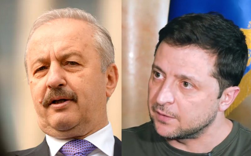 Preşedintele Volodimir Zelenski l-a decorat pe ministrul Apărării, Vasile Dîncu