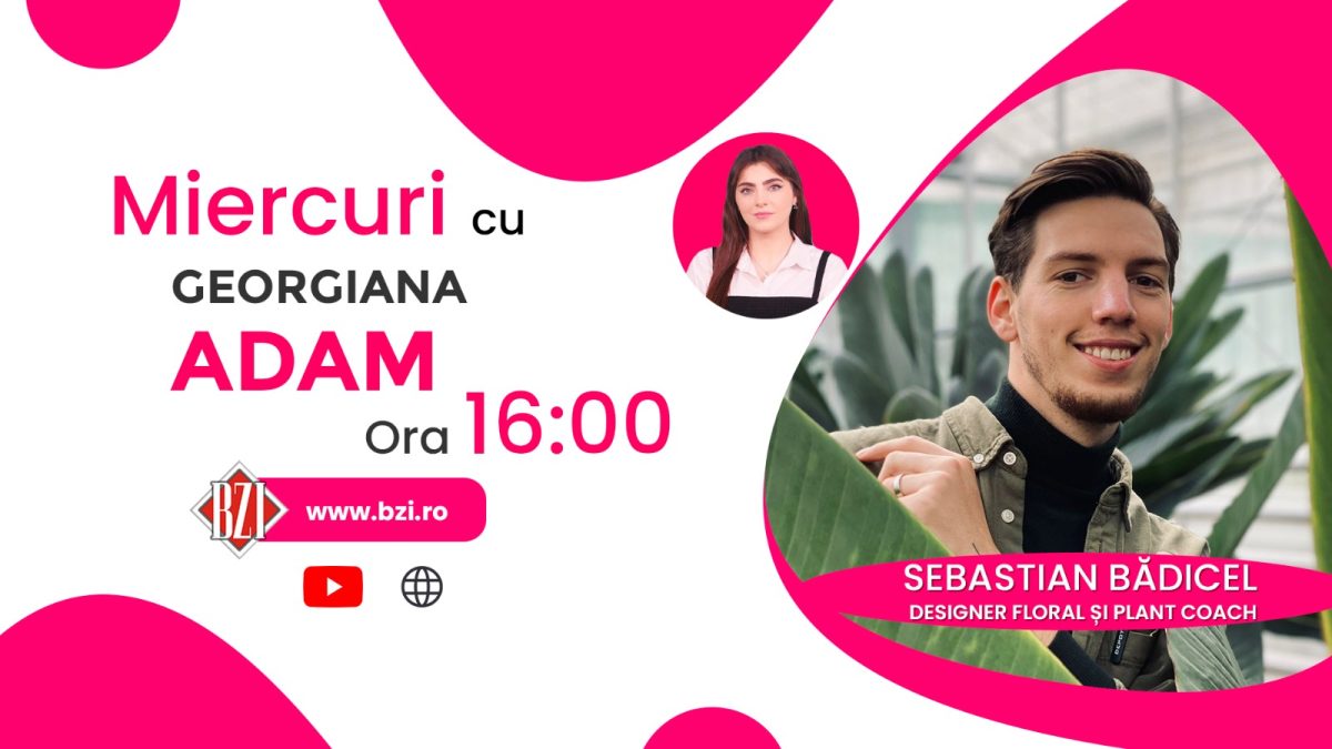 Pasiunea pentru flori și plante dusă la rangul de artă! Sebastian Bădicel, designer floral și plant coach, detaliază pentru BZI LIVE despre tainele carierei sale