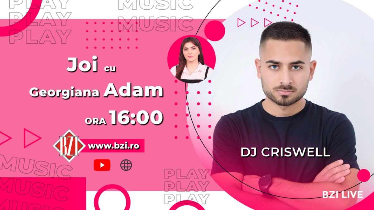 Produce mixuri unice de melodii și aduce energie pozitivă! DJ Criswell povestește pentru BZI LIVE despre proiectele sale