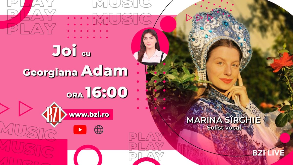 Muzică din suflet pentru suflet! Marina Sîrghie, solist vocal, povestește pentru BZI LIVE despre secretele din culisele unei artiste de succes