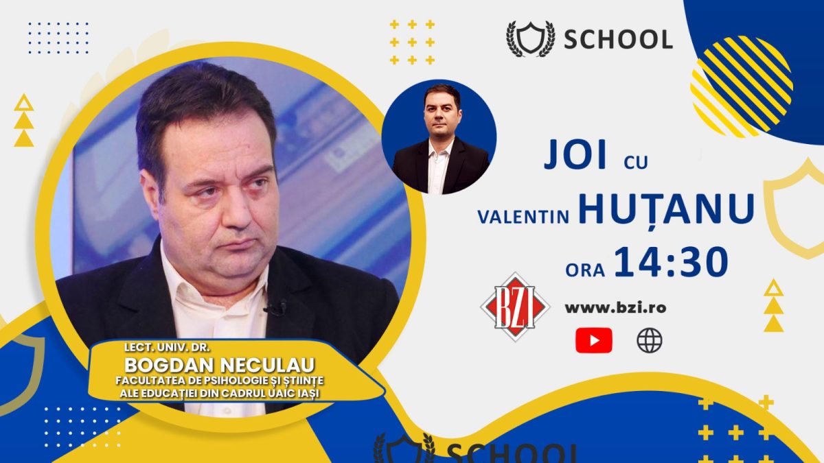 Dialog în Studioul BZI LIVE despre o premieră în învăţământul din România alături de lect. univ. dr. Bogdan Constantin Neculau, UAIC Iaşi