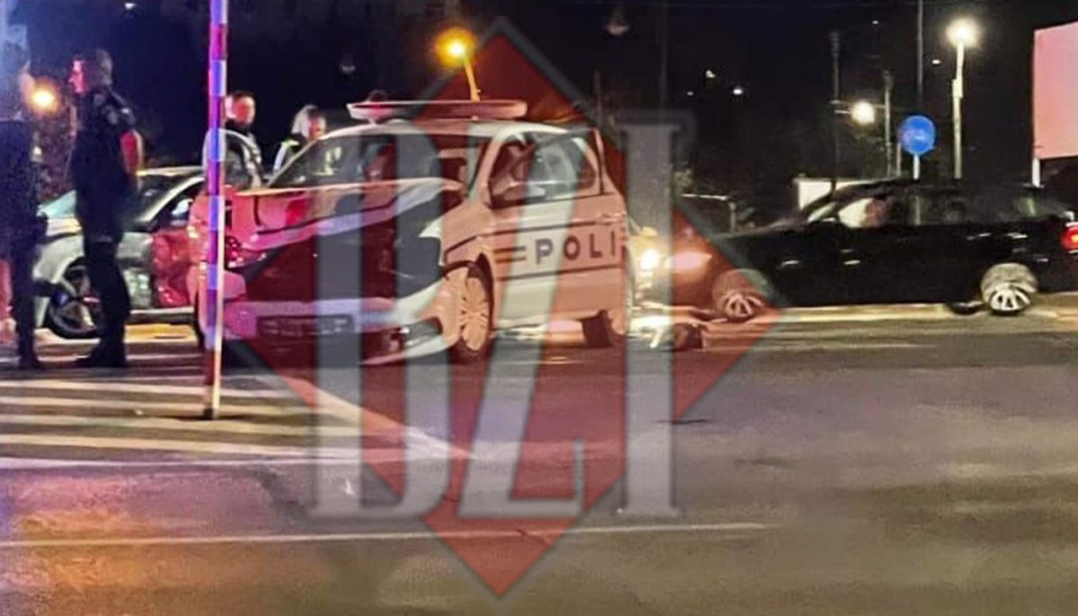 O autospecială de poliţie a fost implicată azi noapte într-un accident rutier în Podu Roș, Iași! Mai multe persoane au fost rănite – EXCLUSIV/FOTO