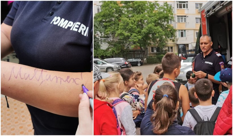 Peste 200 de copii au fost învătaţi cum să salveze vieţi. Pompierii au mers în școlile de vară din Botoşani