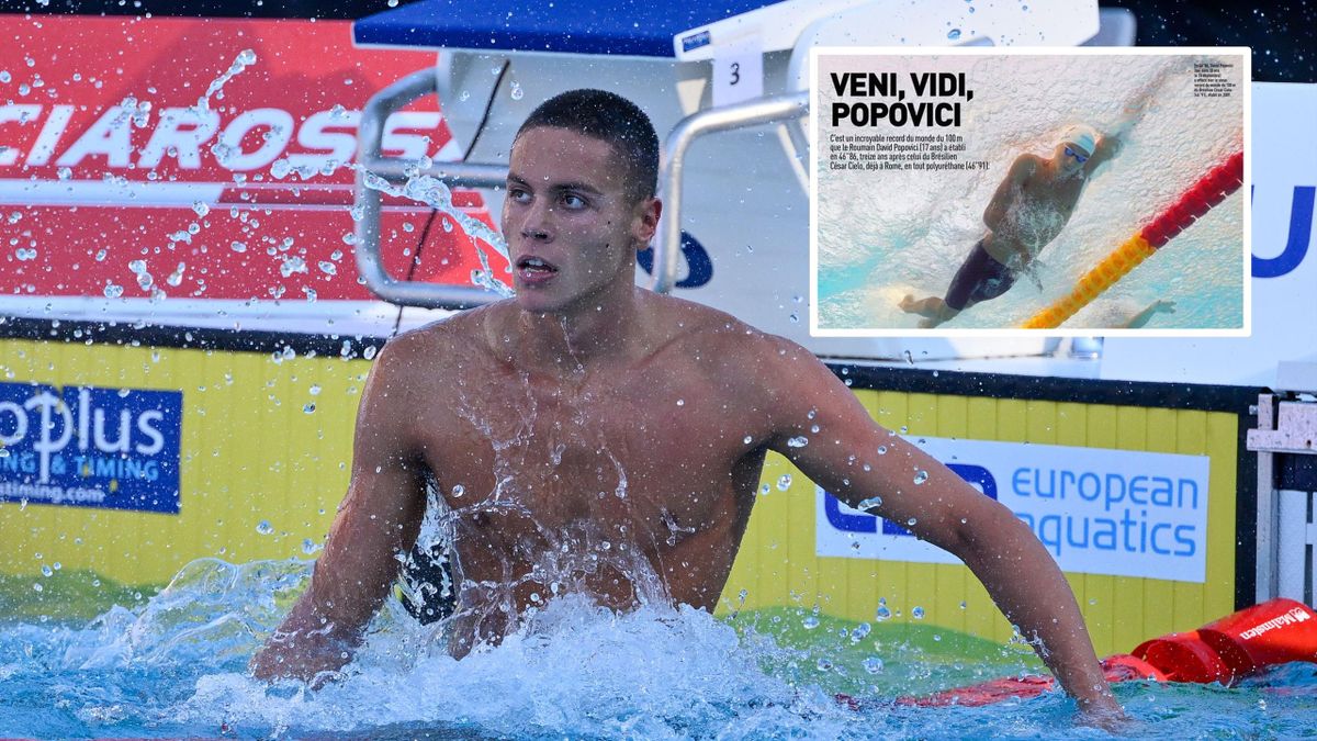 David Popovici, în finală și la 200 metri liber, la europenele de natație de la Roma