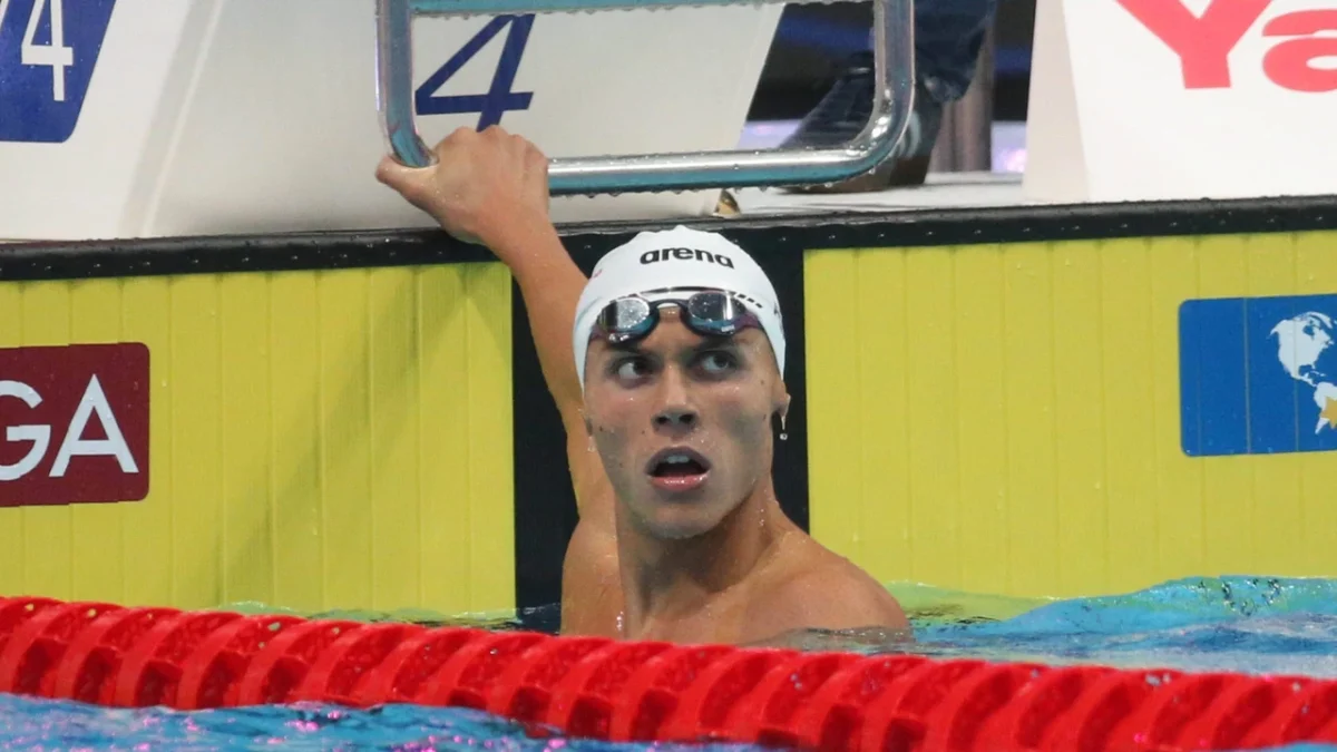 Record după record. Campionul David Popovici s-a calificat în finala probei de 100 m liber la Europene