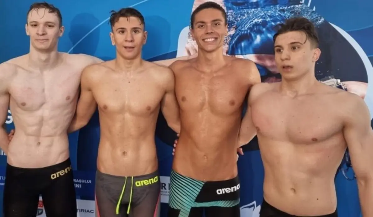 Echipa României de ștafetă 4×100 m liber masculin s-a calificat, cu primul timp, în finala Campionatului Mondial de înot de la Lima