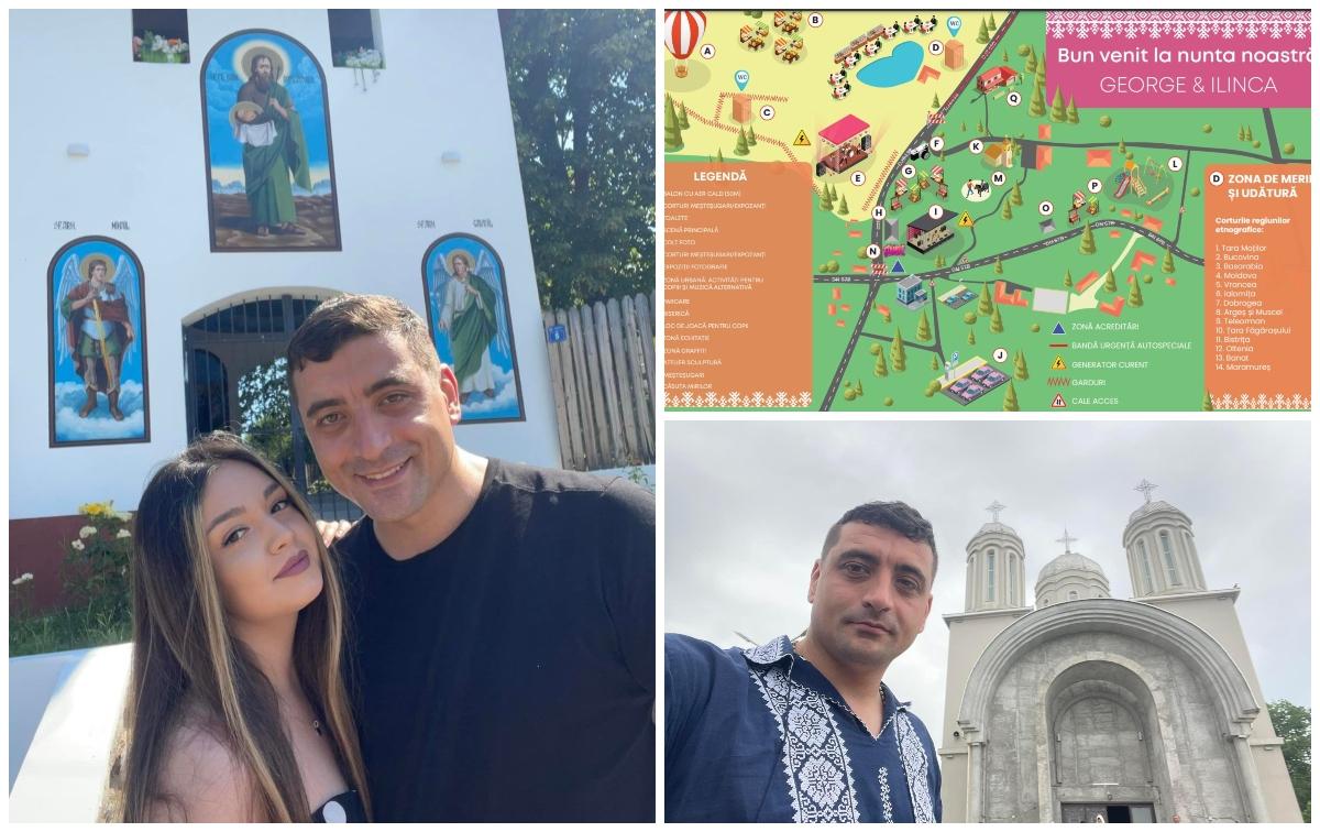 Totul despre nunta – festival a lui George Simion! Cum arată harta evenimentului de la Măciuca și cum și-a ales Ilinca rochia de mireasă. Cuplul va avea 42 de nași