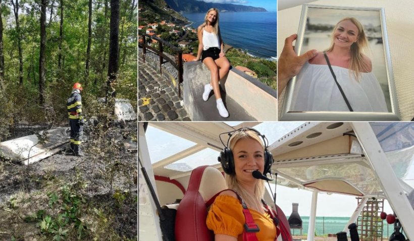 Georgiana a murit în avionul prăbuşit la Letca Nouă, după ce iubitul i-a făcut cadou zborul. Mesajul cutremurător al iubitului