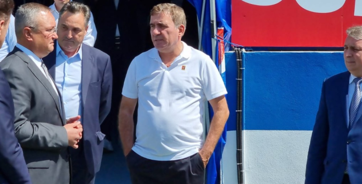 Premierul Nicolae Ciucă și ministrul Lucian Bode, prezenți la Constanța într-o vizită de lucru alături de Hagi și Gică Popescu – LIVE VIDEO