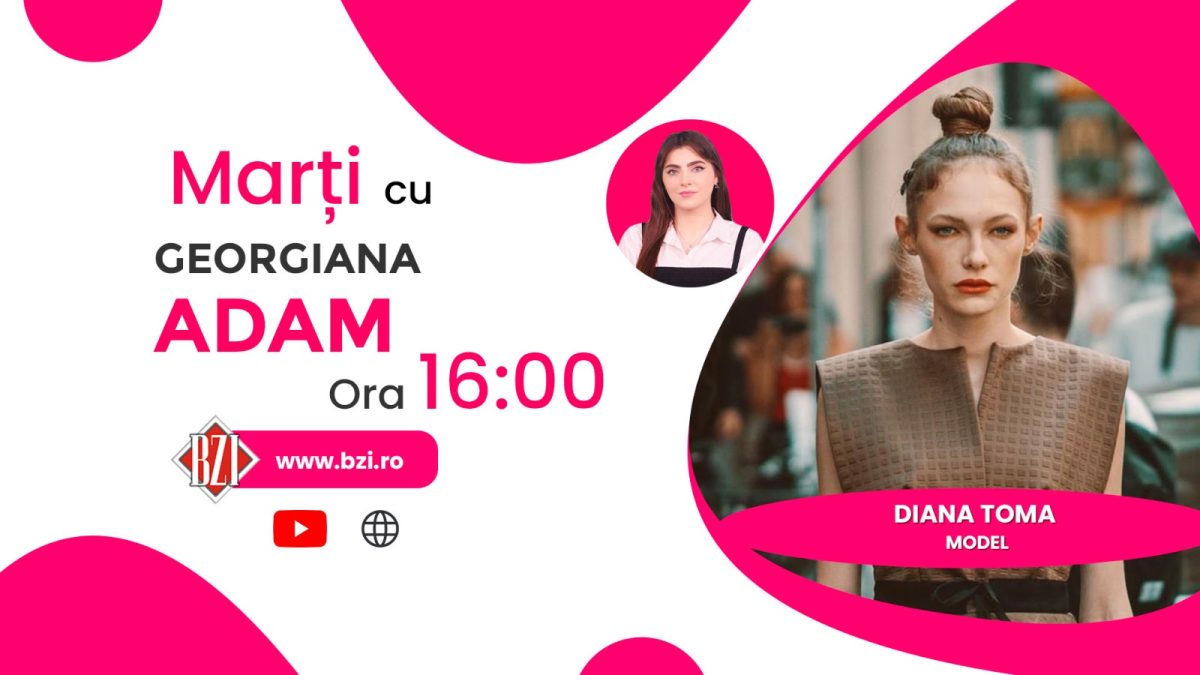 Între medicină și modeling! Diana Toma va povesti pentru BZI LIVE despre parcursul său ca model
