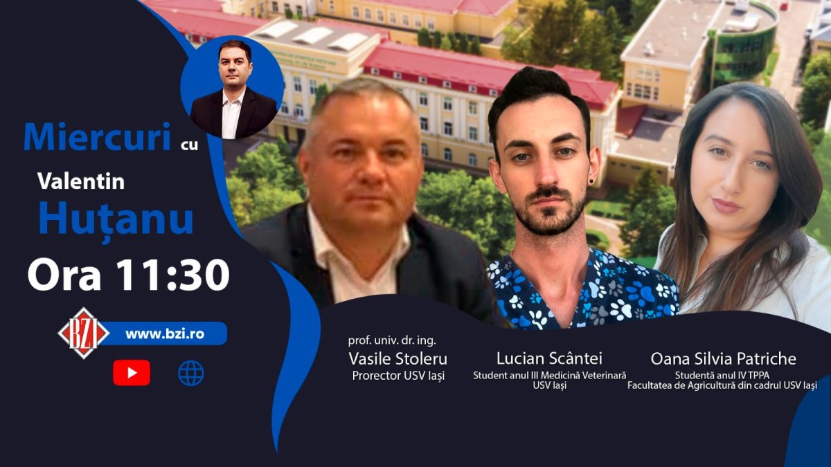 Despre pregătirea viitorilor specialişti în domeniul agricol şi horticol, un parteneriat internaţional în Olanda şi admiterea de toamna la USVIași alături de prorectorul prof. univ. dr. ing. Vasile Stoleru şi doi studenţi ai instituţiei