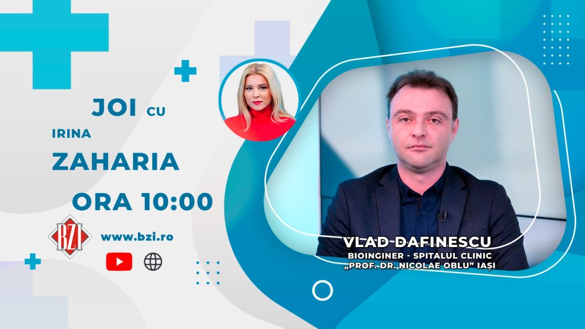 Bioinginerul Vlad Dafinescu, Spitalul de Neurochirurgie „N. Oblu” Iași, vine în platoul BZI LIVE să discute despre importanța echipei medicale în intervențiile neurologice și neurochirurgicale