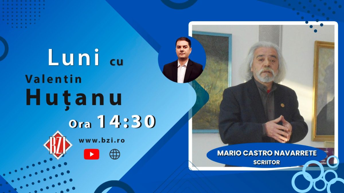 TOP CULTURAL! Aventura și povestea de viață, de la „fuga” din fața dictatorului Augusto Pinochet la poezie, filosofie, lirica eminesciană și contactul cu boema Iașului, într-o ediție-dialog BZI LIVE de colecție alături de Mario Castro Navarrete (poet, traducător și fost bibliotecar), născut în Chile
