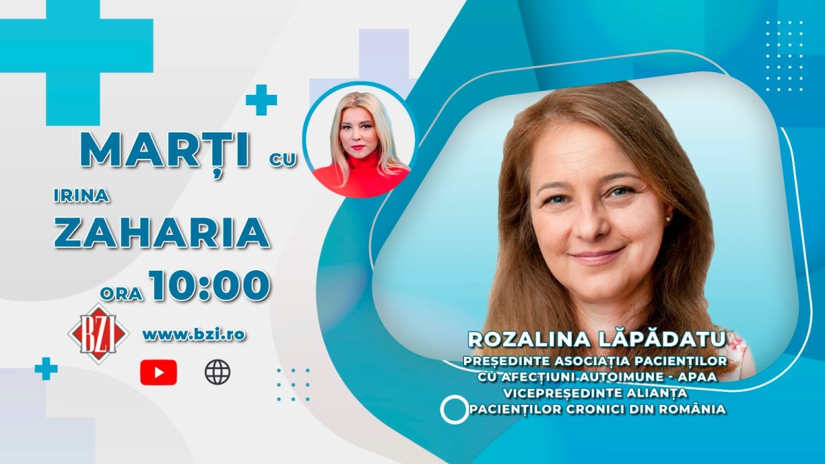 Rizalina Lepădatu, președintele Asociației Pacienților cu Afecțiuni Autoimune, discută în emisiunea BZI LIVE despre criza imunoglobulinelor și deficitul de plasmă la nivel național