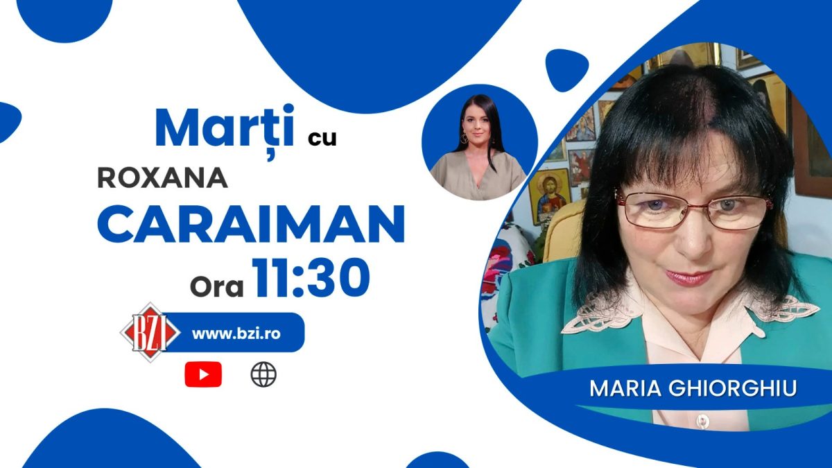 Maria Ghiorghiu în direct la BZI LIVE cu noile previziuni despre vremurile care ne așteaptă