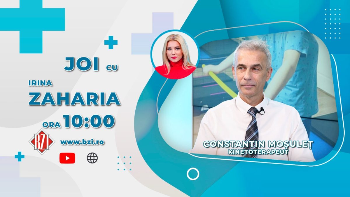 Constantin Moşuleţ , kinetoterapeut – Kids Recovery Kinetic discută în emisiunea BZI LIVE despre cum este afectată coloana copiilor din cauza ghiozdanelor