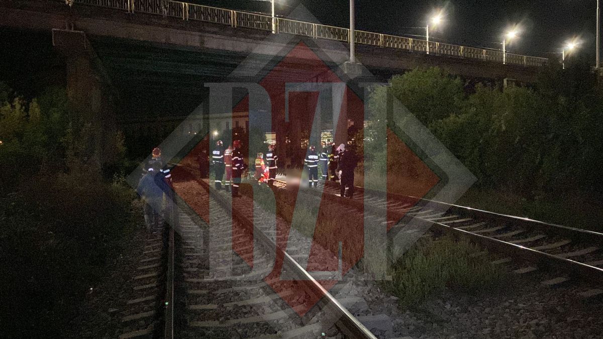 Accident feroviar în municipiul Iași. O femeie și-a pierdut viața după ce a fost lovită de un tren – EXCLUSIV, FOTO