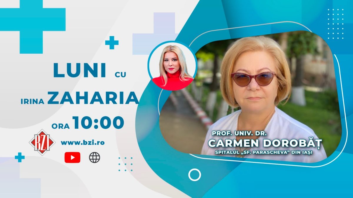 Prof. dr. Carmen Dorobăț, međic infecționist, Spitalul de Boli Infecțioase ” Sfânta Parascheva” Iași, discută în emisiunea BZI LIVE despre noile cazuri de West Nile și rabie