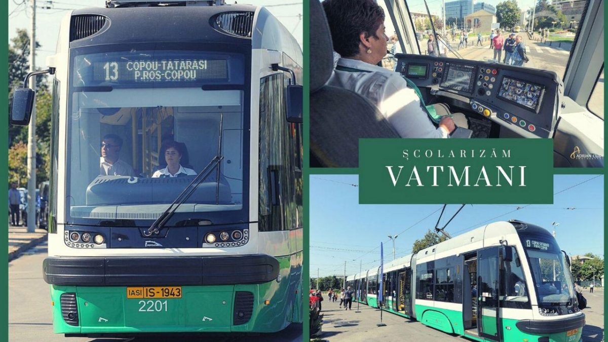 Compania de Transport Public Iași recrutează candidați pentru scolarizare în meseria de vatman