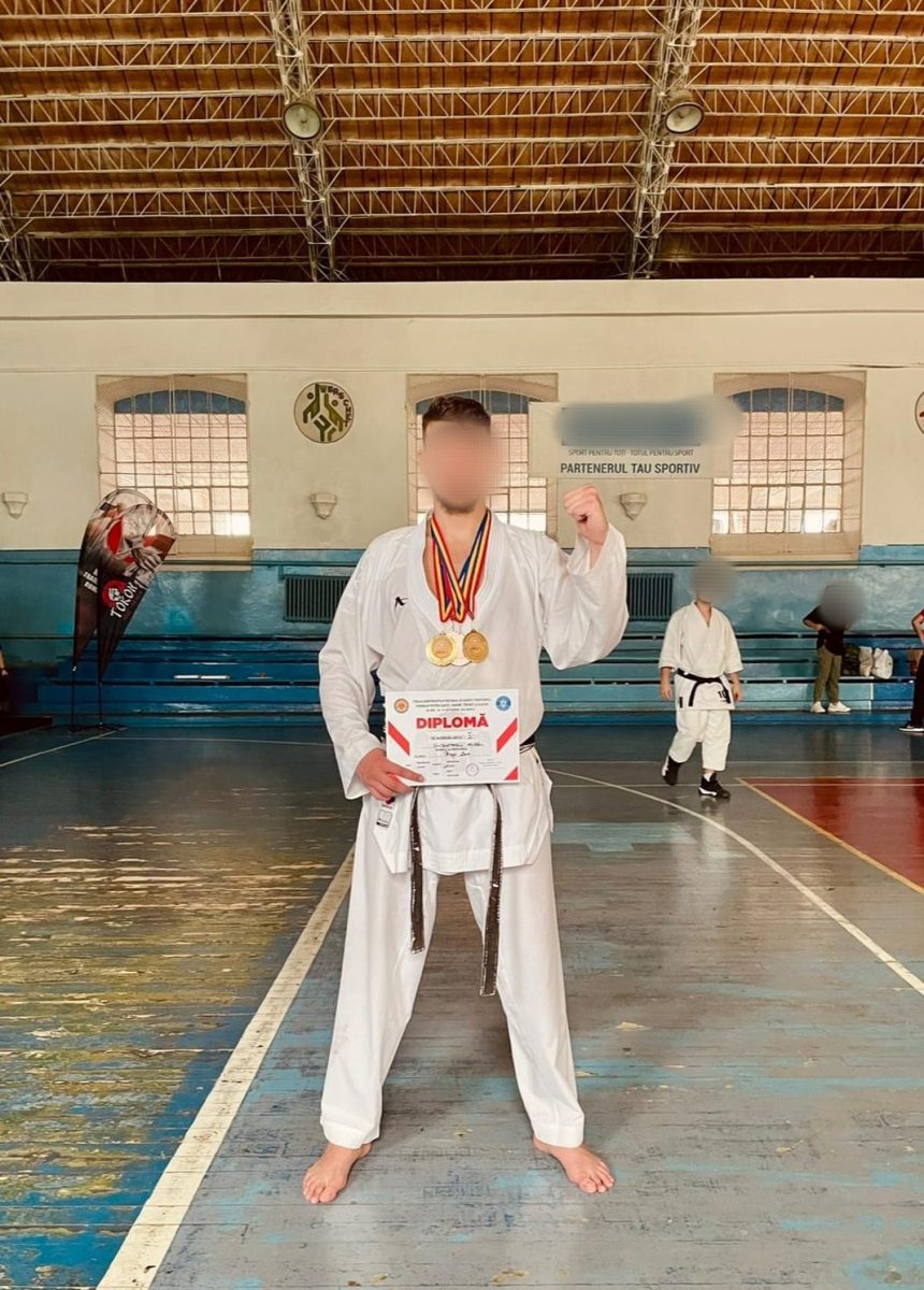 Luptător S.A.S. Iași, dublu medaliat cu aur la Campionatul Național de Karate