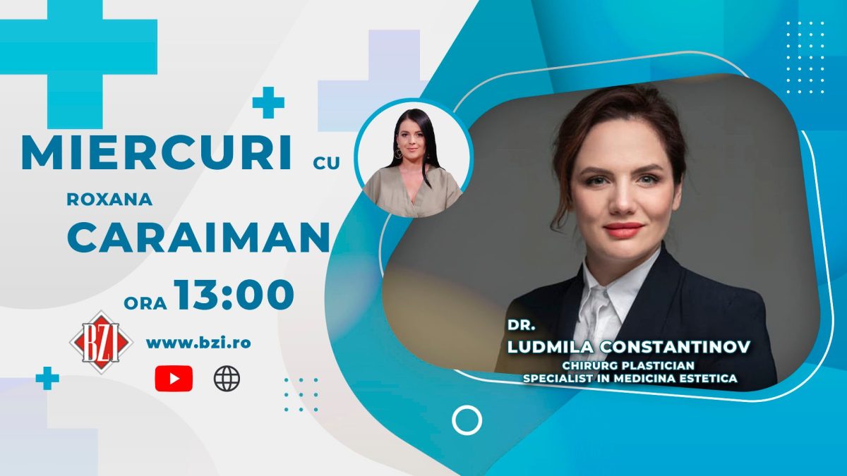 Cum găsim echilibrul în medicina estetică? Despre cerințele pacienților și criteriile medicilor discută dr. Ludmila Constantinov la BZI LIVE