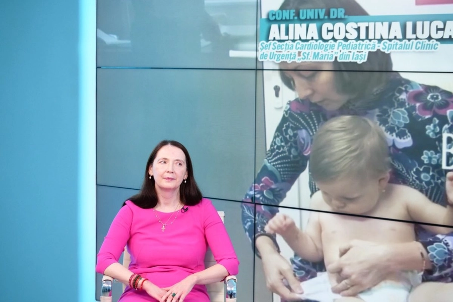 Ce fac medicii când un copil are suflu sistolic? Conf. dr. Alina Costina Luca: „Vom face electrocardiogramă, apoi ecocardiografie” – VIDEO