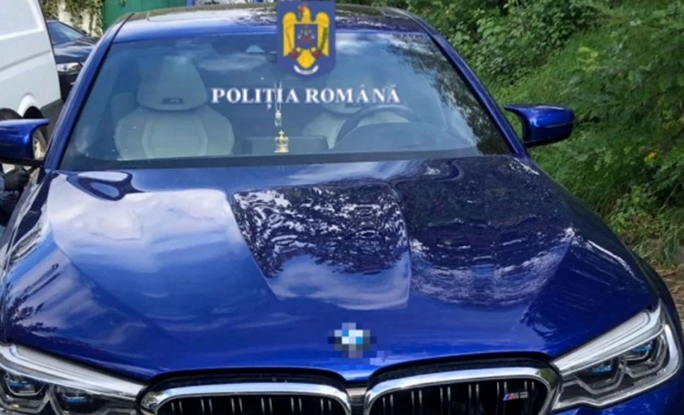 BMW de 136.000 de euro furat din Germania şi găsit în Neamţ