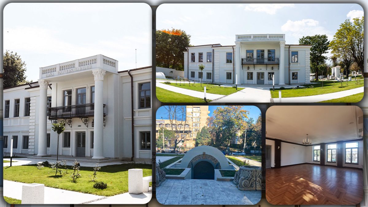 Imagini superbe dintr-o celebră și impozantă casă din zona Copou. Imobilul a fost transformat total – GALERIE FOTO