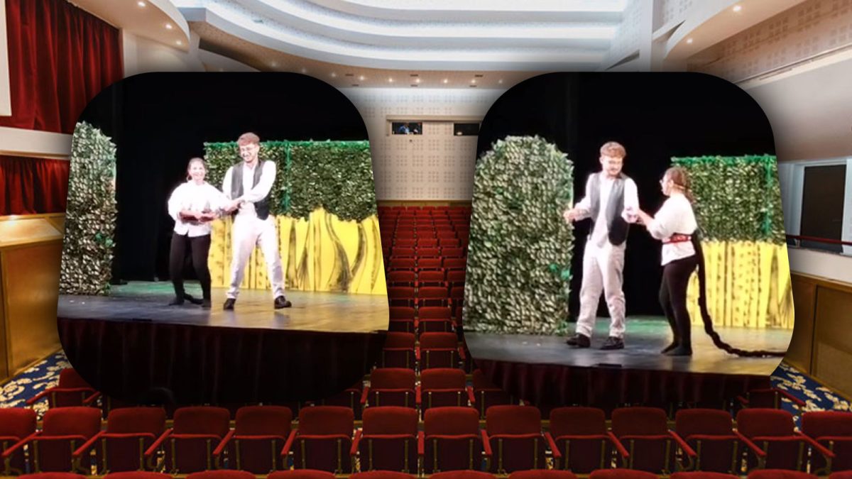 Un spectacol de teatru pentru copii – „Motanul Încălțat” – la Ateneul Național din Iași