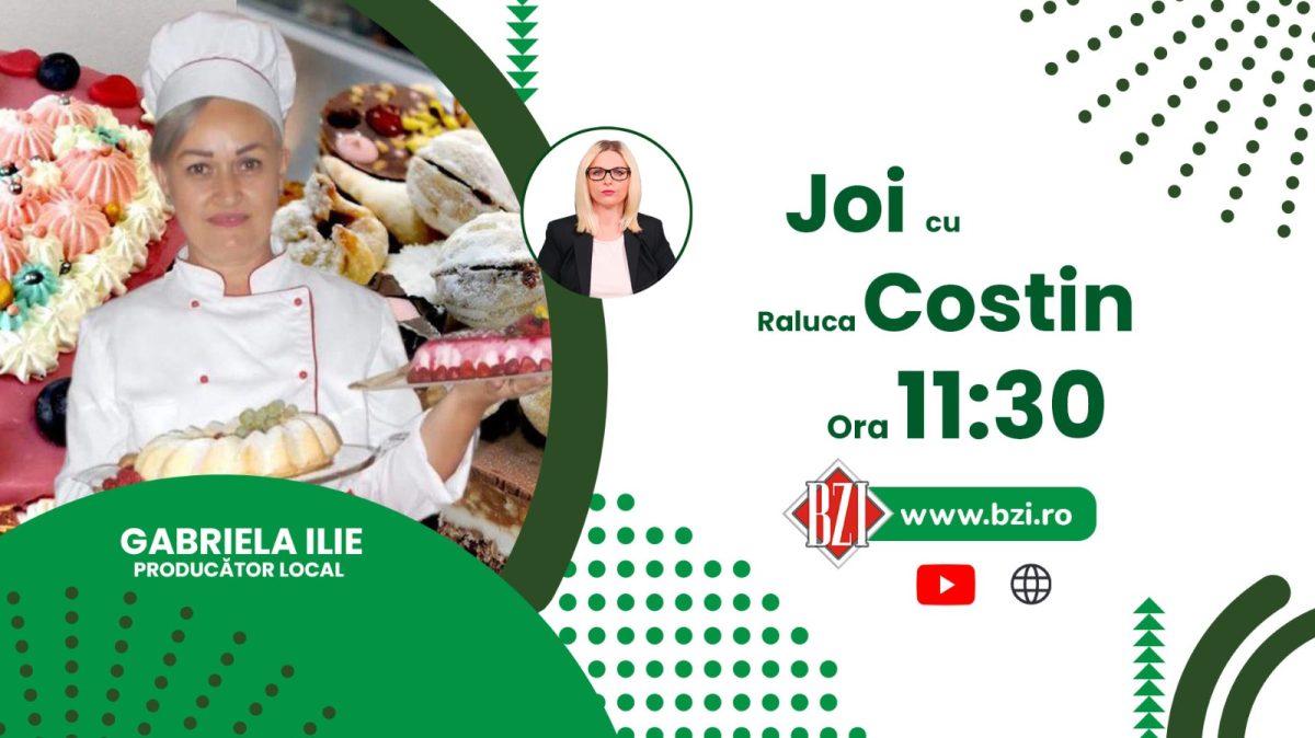 Ce măsuri iau antreprenorii pentru a trece mai ușor peste această perioadă? Discuţie cu Gabriela Ilie, fondator Bucate Alintate, numai la BZI LIVE!
