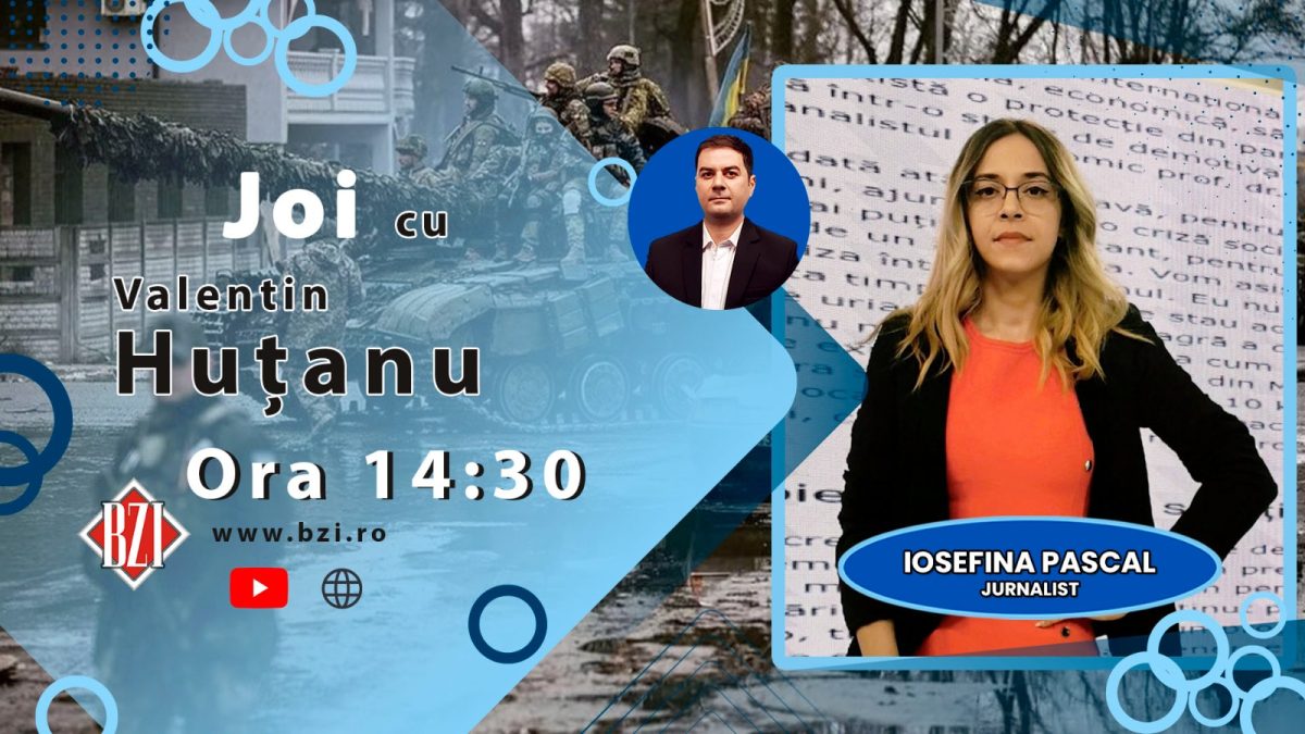 Jurnalistul Iosefina Pascal vorbește despre subiectele momentului la o nouă ediție BZI LIVE