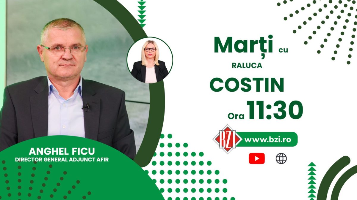 În ce tipuri de afaceri investesc ieșenii? Aflați de la Ficu Anghel, director general adjunct AFIR, numai la BZI LIVE!