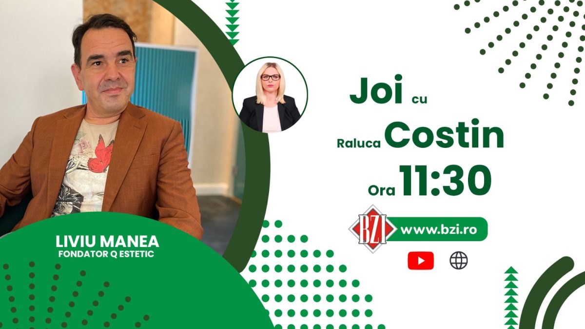 Despre întreprinderile sociale și antreprenoriat cu Liviu Manea, fondator Q Estetic, numai la BZI LIVE!